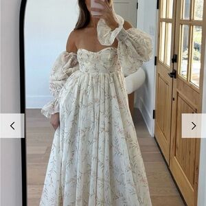 Worth Collective Delilah maxi dress with train - bump friendly - maternity